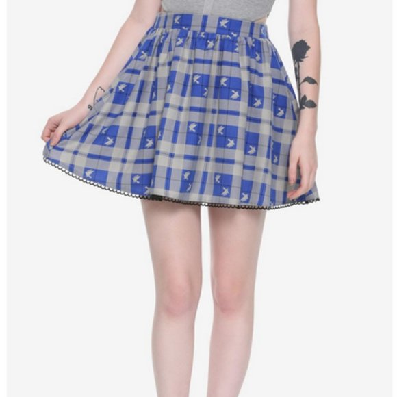 Harry Potter Ravenclaw Plaid Miniskirt - Picture 2 of 9